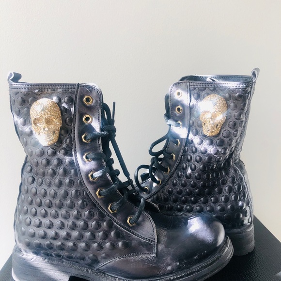 NEW Women’s Philipp plein black boots - Picture 11 of 14